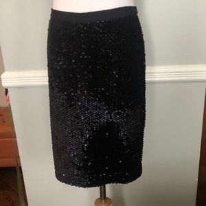 Gorgeous black sequin skirt